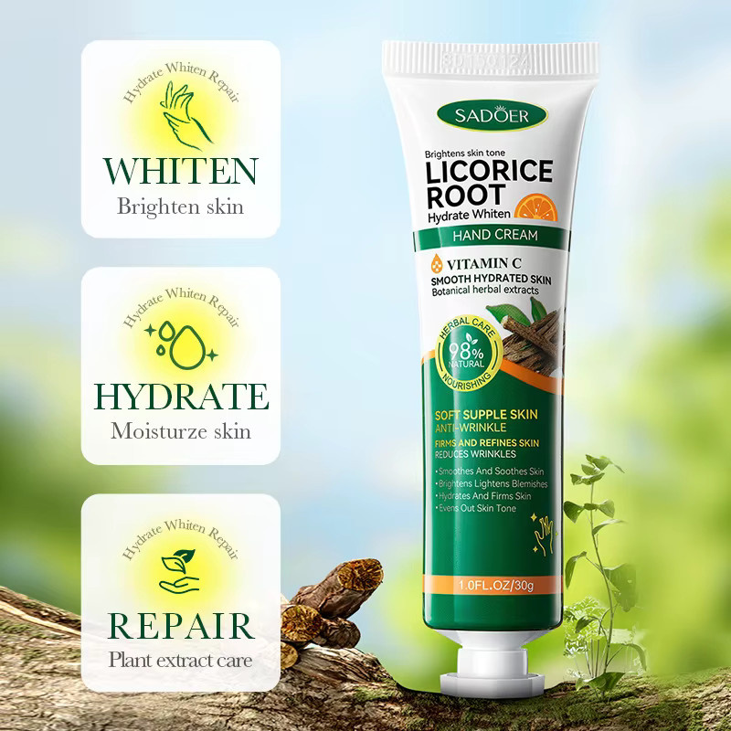 SADOER Vitamin C Lakritze Handcreme, Unisex - Bild 2