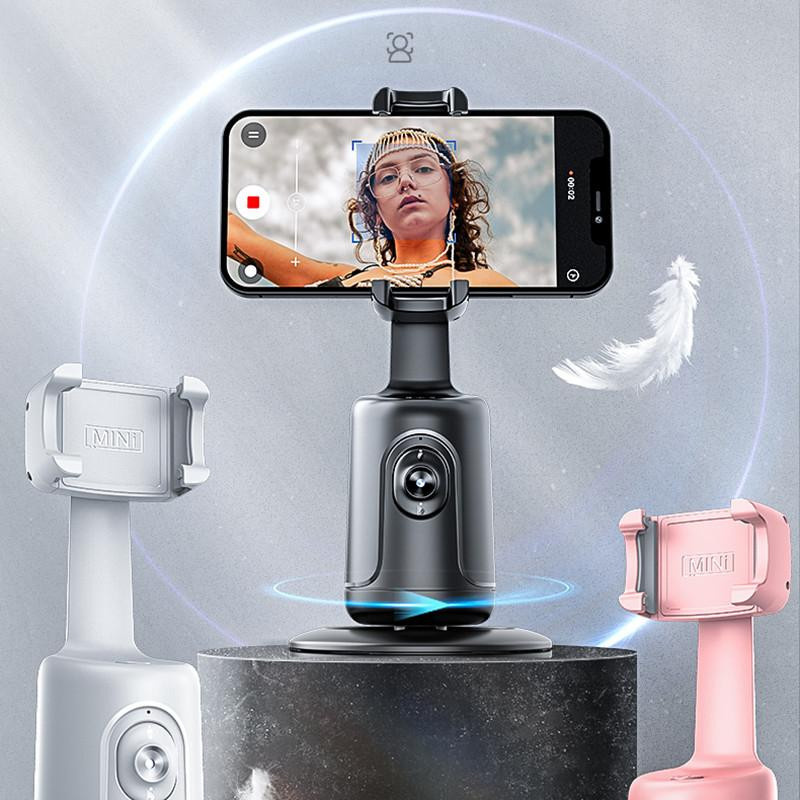 Mango Event Smart Shooting Selfie-Stick mit 360-Grad-Follow-up Tracking Gimbal Stabilisator und Handyhalter in Schwarz - Bild 3