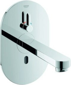 Grohe Eurosmart CE Infrarot-Waschtischarmatur mit Sensor und Trafo in Chrom - Bild 1