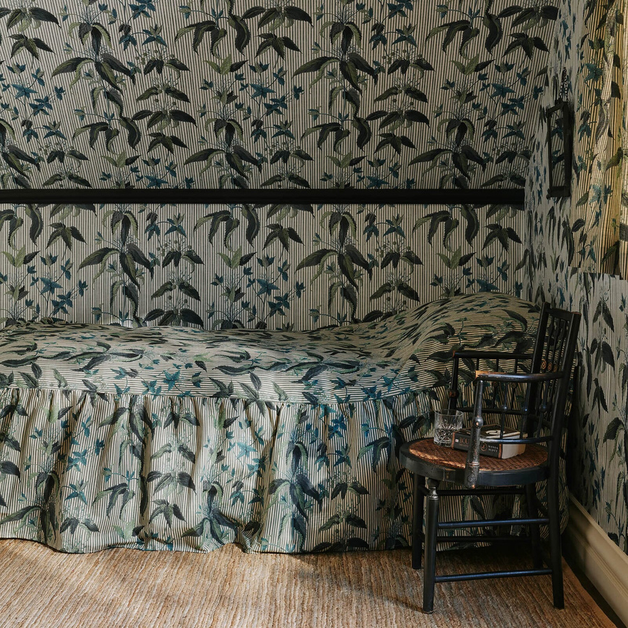 House of Hackney Tapete Urtica Myrtle Stripe Botanisches Streifendesign aus Vlies - Bild 1