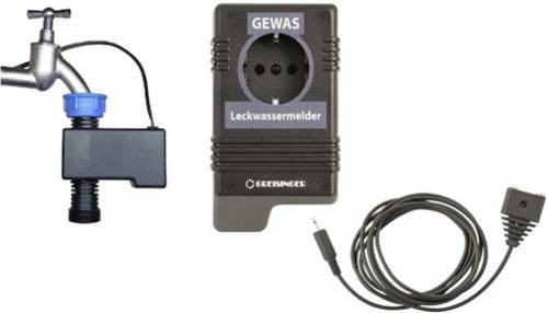 Greisinger Wassermelder GEWAS191-NV mit externem Sensor, netzbetrieben, Schwarz - Bild 1