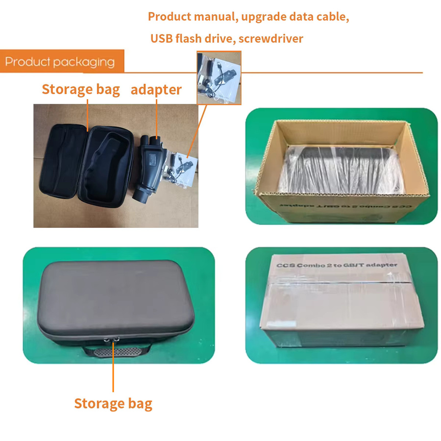 WUFEN CCS2 Ladeadapter GBT DC 300A/400A für Elektrofahrzeuge in Schwarz - Bild 5