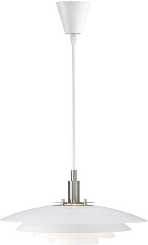 Nordlux Bretagne 38 Pendelleuchte Weiß aus Metall mit G9 Fassung - Bild 1