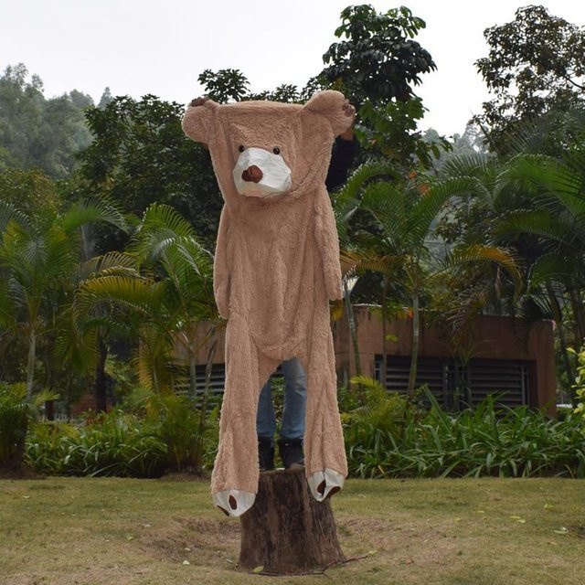 Binchi Keji Travel Riesen-Teddybär Plüschtier, gelb, 80cm - Bild 1