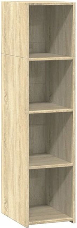 Highboard Vidaxl Sonoma-Eiche Braun aus Holzwerkstoff B/T/H: 30 x 41 x 124 cm - Bild 1