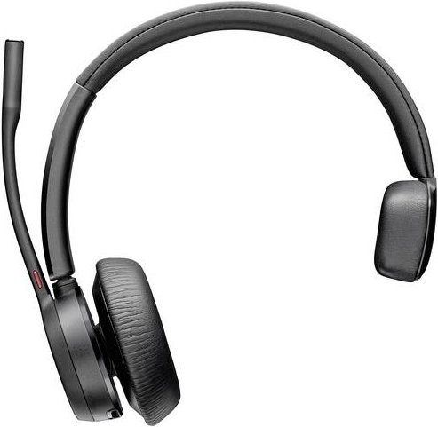 HP Poly Voyager 4310 Mono On-Ear Bluetooth Headset mit BT700 USB-A Dongle, Schwarz, Noise Cancelling - Bild 1