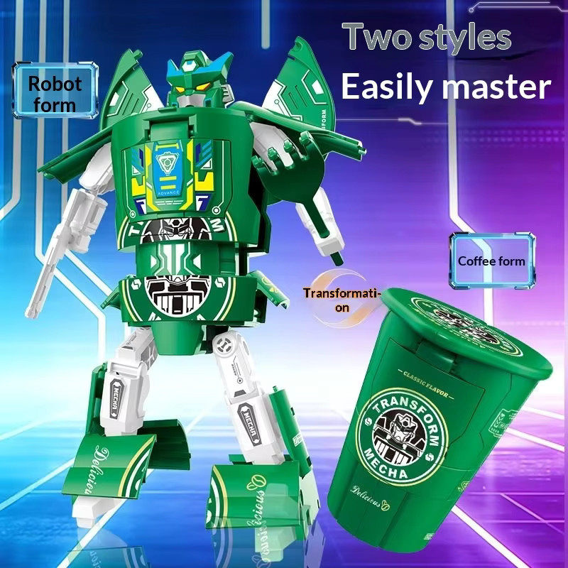 Bandai Samurai Kaffee-Roboter, Actionfigur, Kunststoff - Bild 1