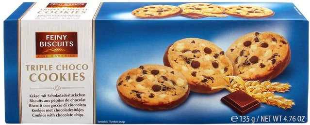 Feiny Triple Choco Cookies 135 g - Bild 1