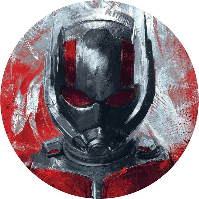 Selbstklebende Komar Vliesfototapete Avengers Ant-Man Painting Rund, Durchmesser: 125 cm, Mehrfarbig - Bild 1