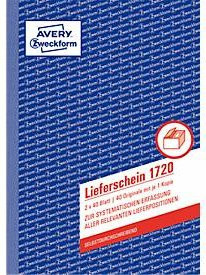 Avery Zweckform Lieferschein 1720 Formular DIN A5 in Weiß und Gelb mit 80 Blatt - Bild 2
