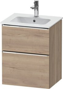 Duravit Waschtischunterschrank D-Neo in Braun, Wandmontage, B/T/H: 51 x 40,2 x 62,5 cm - Bild 1