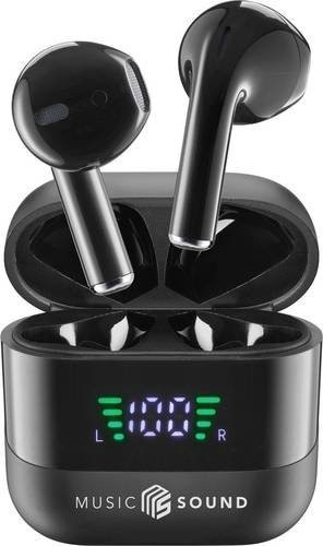 Cellularline In-Ear Bluetooth Kopfhörer Schwarz mit Ladecase und USB-C - Bild 1