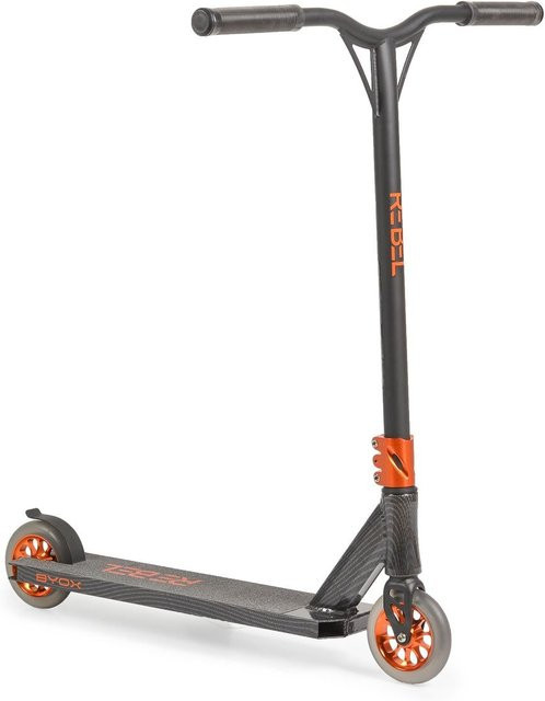 Byox Rebel Kinderroller schwarz mit Aluminiumrahmen und PU-Rollen ab 10 Jahren - Bild 1