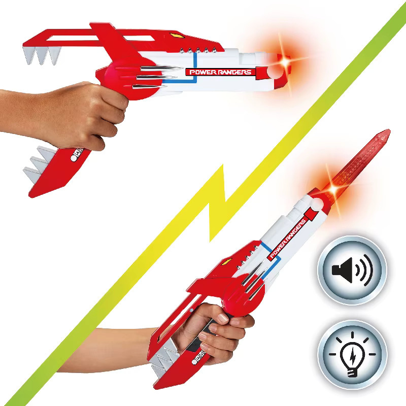 Playmates Power Rangers Dino Morpher Klinge Blaster Drachendolch, mit Lichtern und Geräuschen, ab 4 Jahren - Bild 2