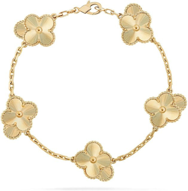 Wucifang Jewelry Armband, Kleeblatt, beige, Damen - Bild 1