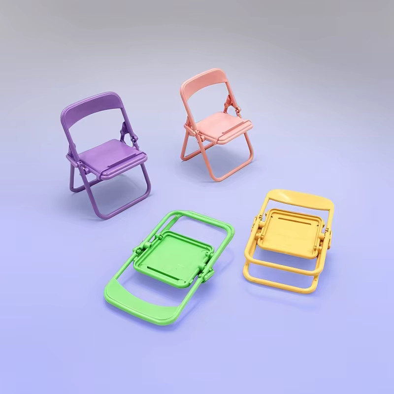 2Creative Klappbarer Telefonhalter und Mini-Hocker in Macaron-Farben - Bild 2