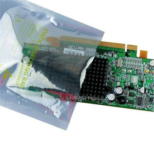 Antistat 010-0005 ESD-Beutel transparent, 100 Stück, B: 10,2 cm, L: 15,2 cm - Bild 1