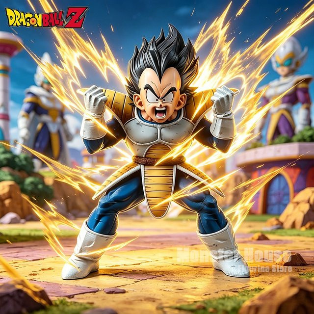 Bandai Dragon Ball Super Saiyan Vegeta, Actionfigur, 22cm - Bild 1