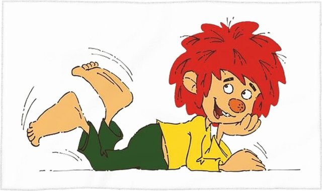 Pumuckl Weiches Gesichtstuch von Ka Chen Muxi, Schnelltrocknend und Atmungsaktiv, B: 80 cm, H: 150 cm - Bild 1