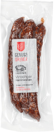 Gruber Vinschger Kaminwurzen 165 g - Bild 1