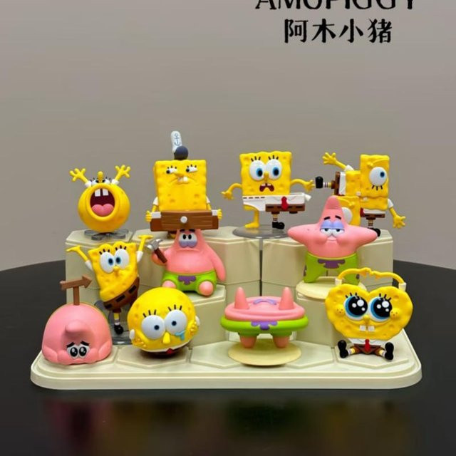 Popmart Spongebob Schwammkopf Lustige Serie, Blind Box, Einzelfigur - Bild 1