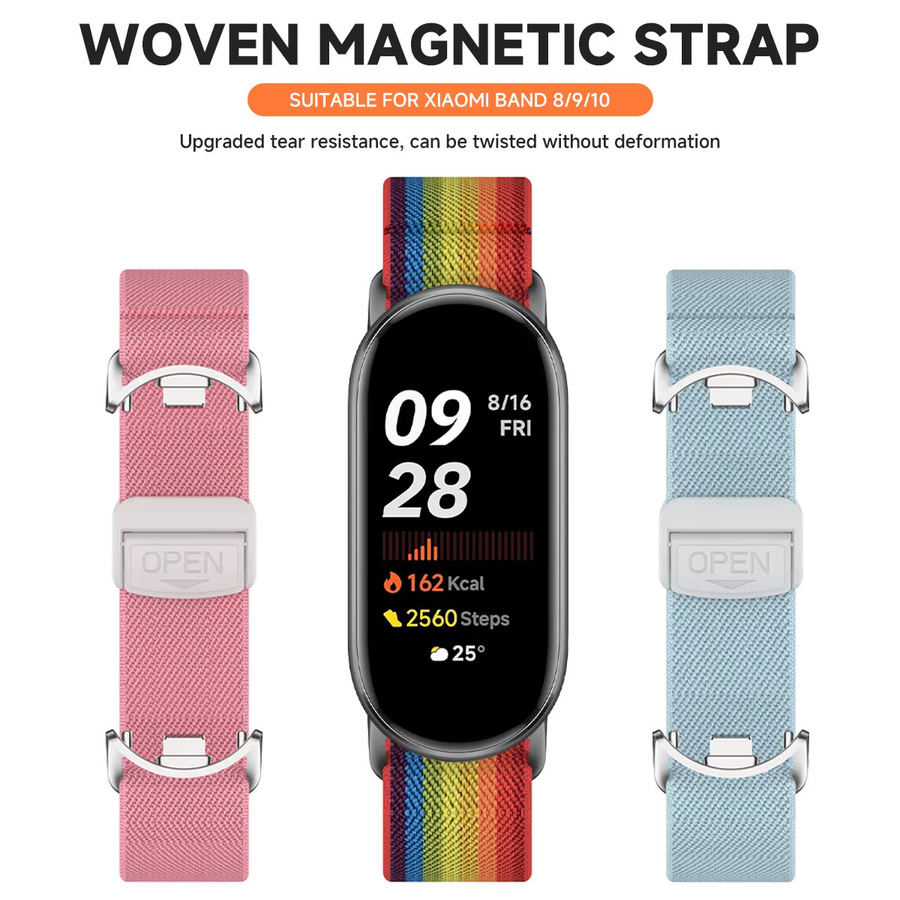 CAOWTAN Uhrenarmband Nylon, elastisch, Unisex - Bild 4