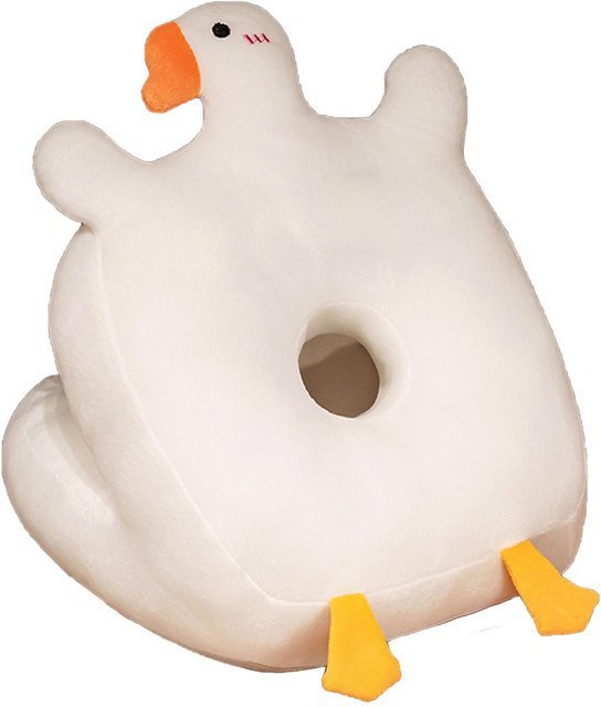 Yiran Health & Beauty Plüsch-Schlafkissen für den Schreibtisch, weiß, atmungsaktiv und ergonomisch geformt - Bild 1