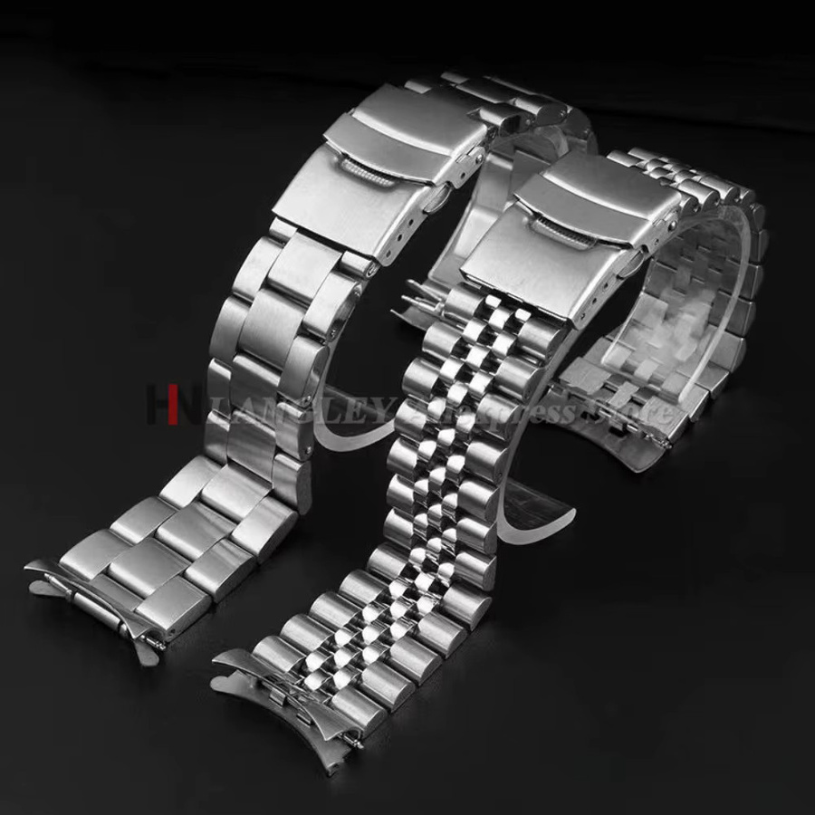 langley Uhrenarmband Edelstahl, Silber, Unisex - Bild 2