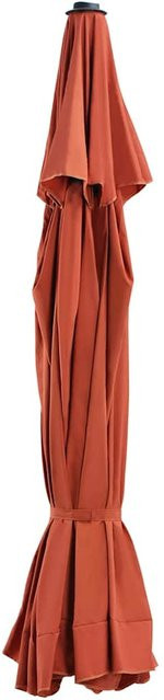 VD Home Furnishing Ersatzbespannung für Sonnenschirm aus Polyester in Terrakotta-Rot, Durchmesser: 500 cm - Bild 1
