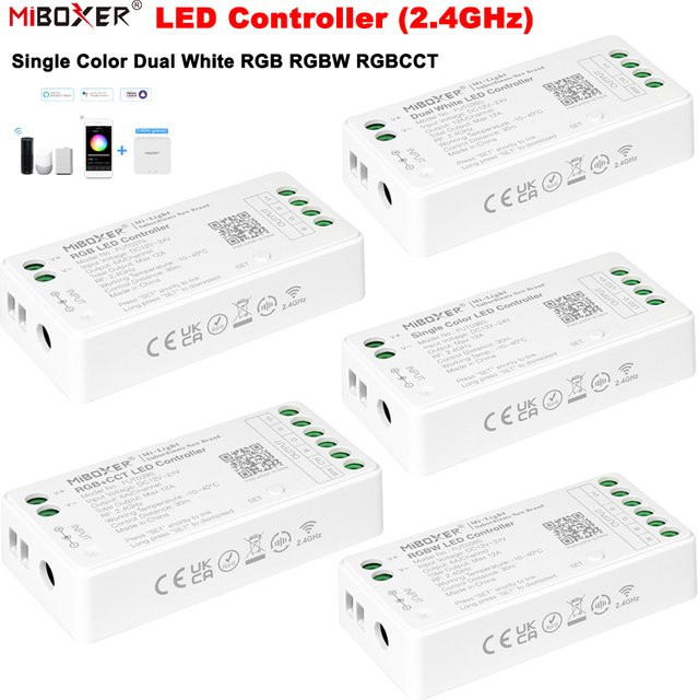 Miboxer LED Controller Dimmer 2,4 GHz für RGB, RGBW und RGB + CCT LED Streifen (FUT035S FUT036S FUT037S FUT038S FUT039S) - Bild 1