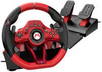 HORI Mario Kart Racing Wheel Pro Deluxe Simulatoren-Set für Nintendo Switch und PC, Rot/Schwarz - Bild 1
