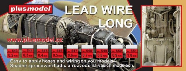Plusmodel Lead wire, 0,2 mm, 240 mm lang - Bild 1