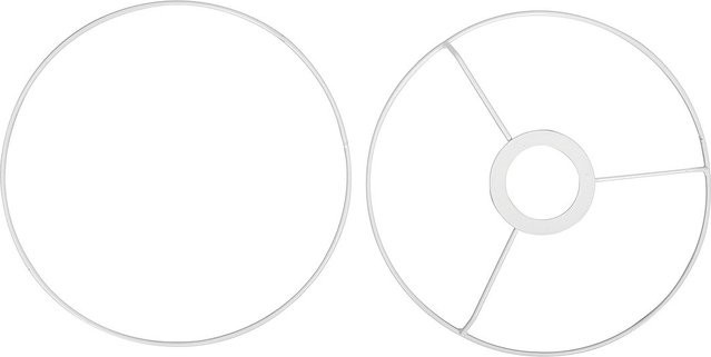 VBS Lampen-Ring aus Metall, weiß, Durchmesser: 40 cm - Bild 1