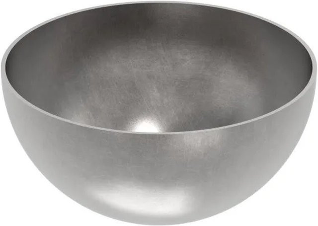 FeNau Halbhohlkugel aus Stahl in Silber, Durchmesser: 140 mm, Wandstärke: 2,0-2,5 mm - Bild 1