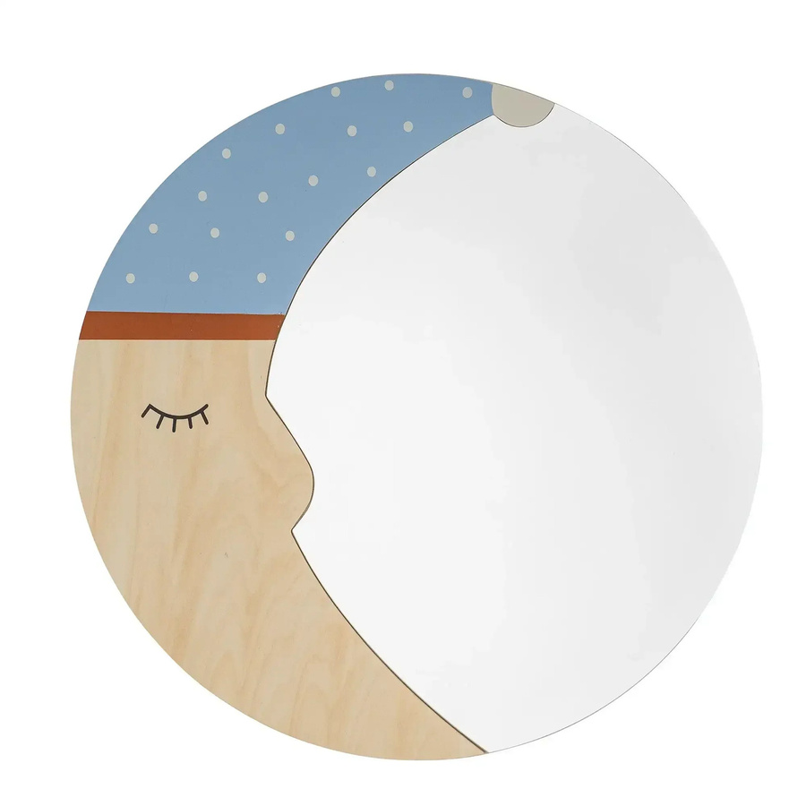 Bloomingville Mini Moony Wandspiegel Multicolor, rund, Durchmesser: 40 cm - Bild 1
