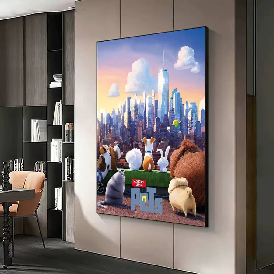 Wasserfester Wandaufkleber T-The Secret Life Of Pets Filmplakat in Multicolor - Bild 4