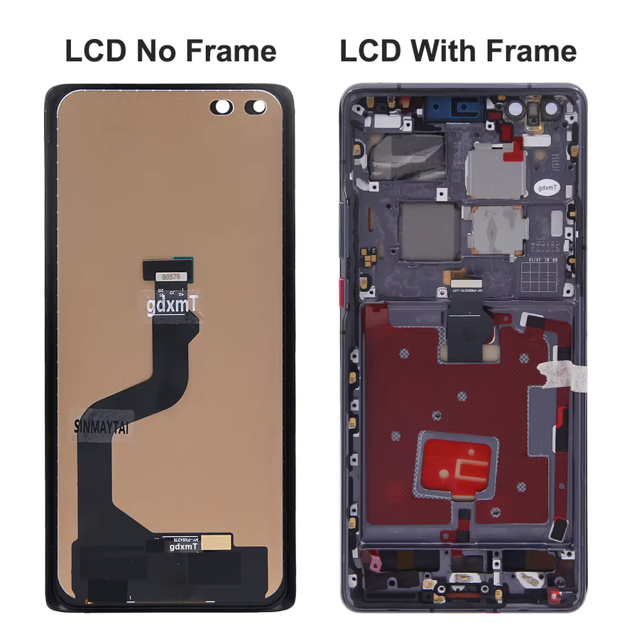 Huawei Mate 40 Pro NOH-NX9 LCD Display Touchscreen Digitizer Ersatz Montage in Schwarz - Bild 2