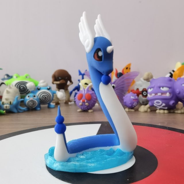 Bandai Pokémon Dragonair Slowpoke Proportion World, Desktop-Modell, 1:20 - Bild 1