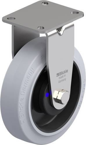 Blickle Edelstahl-Bockrolle 941840 BX-POEV 160XKA-1-SG-GKN mit Rad-Durchmesser 160 mm und einer Tragfähigkeit von max. 300 kg - Bild 1