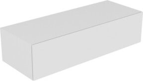 Keuco Sideboard Edition 11 in Weiß mit LED und strukturierter Trüffeloberfläche, B/T/H: 140 x 35 x 53,5 cm - Bild 1