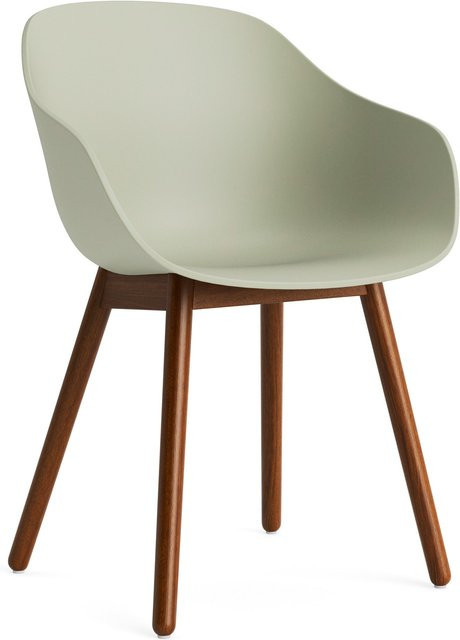 HAY About A Chair AAC 212 mit Armlehnen in Grün und Holzgestell im organischen Design - Bild 1