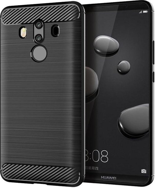 Stoßfeste Carbonfaser Schutzhülle für Sony Xperia XZ3, XZ2 Premium, XZ2 Compact und XZ1 Compact in Schwarz - Bild 1