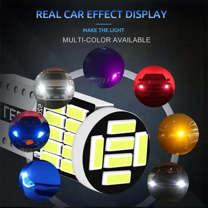 10er Set LED Canbus W5W T10 194 Auto Glühbirnen mit 26SMD in Weiß für Kennzeichen, Innenraum und Türleuchten - Bild 4