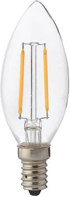 LED-Glühbirne HOROZ ELECTRIC Kerze in Weiß, E14, 2W, Cool White, Glas - Bild 1
