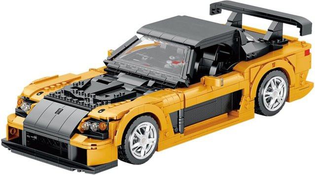 Reobrix Sportwagen 11029 Klemmbaustein Auto 1:12 1482 Teile ab 14 Jahren - Bild 1