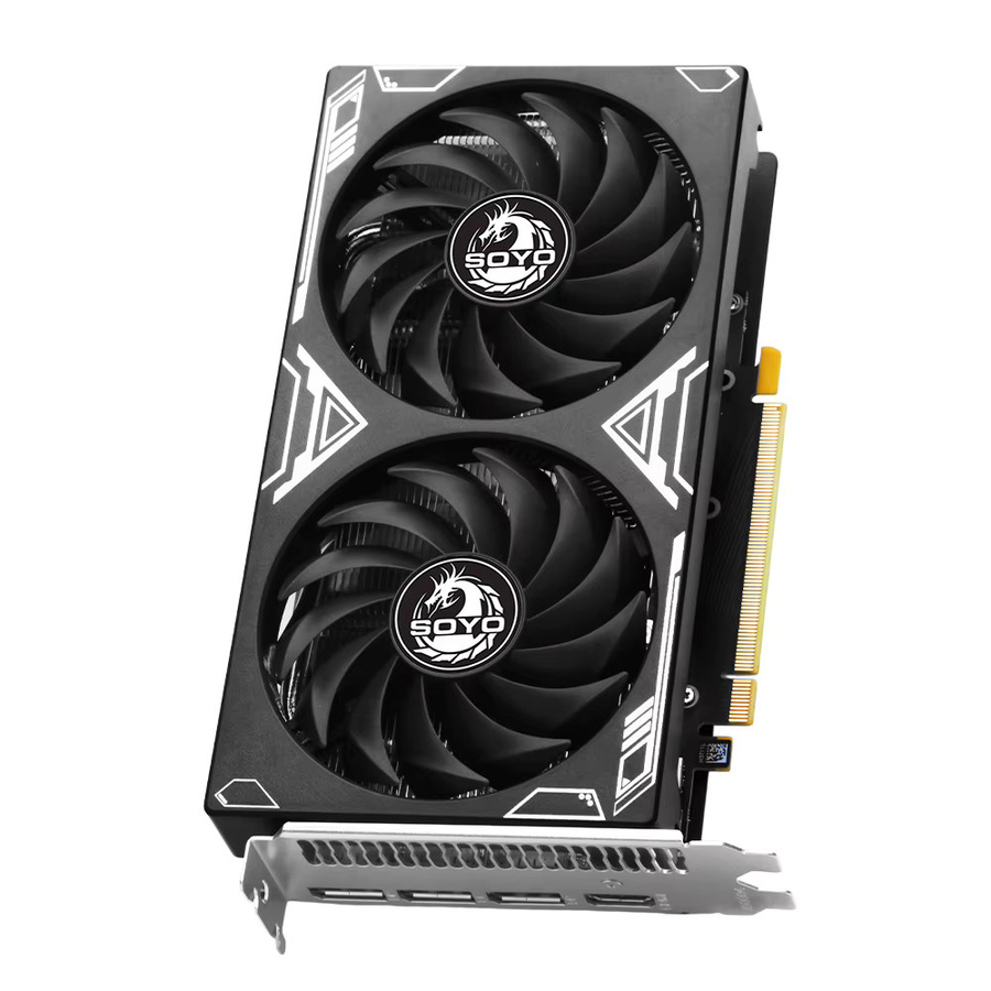 SOYO NVIDIA RTX 3060 12G Gaming-Grafikkarte in Schwarz mit 12 GB GDDR6 Speicher und PCIe 4.0 x16 Schnittstelle - Bild 3