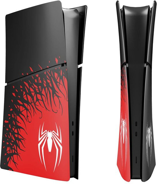 Sturmwyrm Spider-Frontplatte mit Kühlöffnung für Playstation 5 Slim Disc Digital Edition in Rot - Bild 1