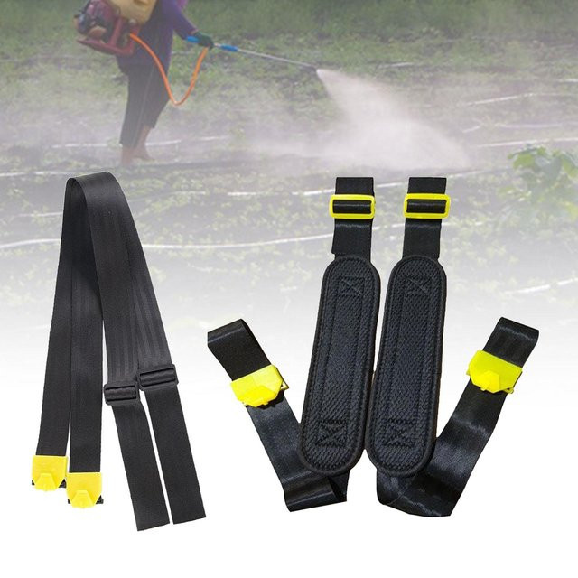Homyl 2er-Set Rucksack-Sprühgerät Ersatzgurt aus Nylon in Schwarz - Bild 1