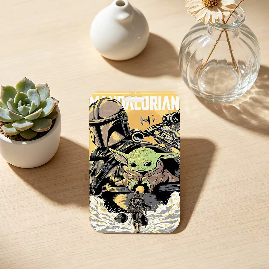 The Mandalorian Ausweishalter mit Etui für Schule und Büro, Mehrfarbig, Kunststoff - Bild 2