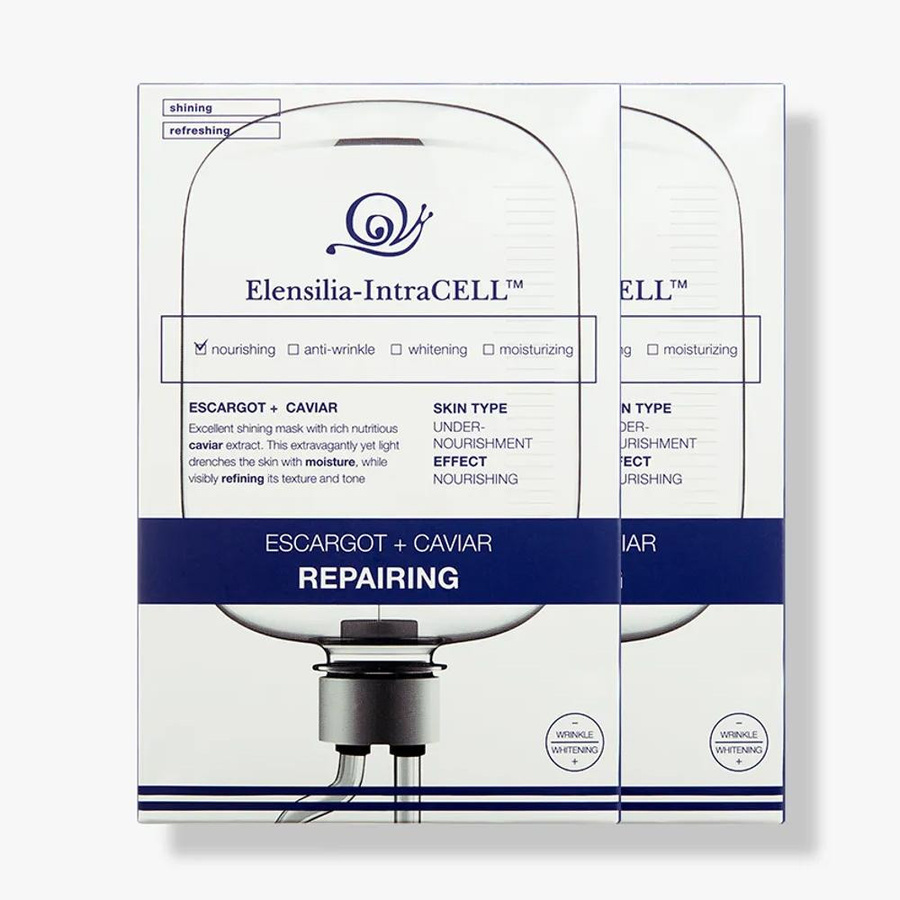 ELENSILIA Intracell Escargot + Kaviar Reparierende Maske, 250 ml - Bild 4